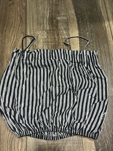 Striped Cropped Cami Top