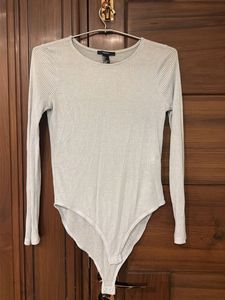 Beautiful light blue striped bodysuit
