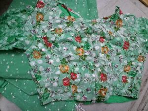 Floral Print Designer Blouse and saree