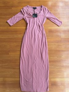 Ribbed Maxi Dress