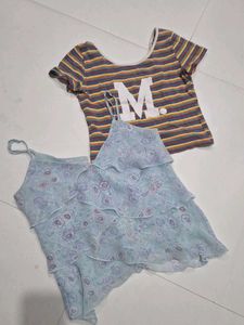 2-Piece Cute Tops Bundle