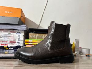 Genuine Leather Chelsea Boots