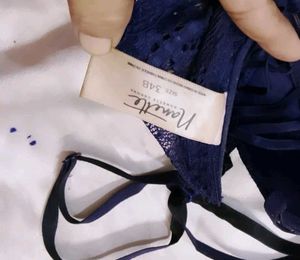 Navy Lace Bra
