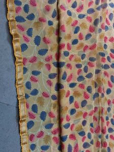 Yellow Floral Saree