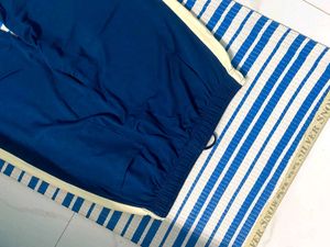 Men's Blue &amp; Cream Track Pants