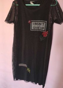 Midi black dress