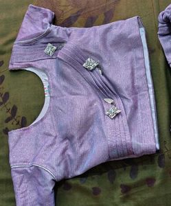 Sparkling Lilac Ethnic Gown