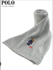 Polo Ralph Lauren Grey Knit Scarf