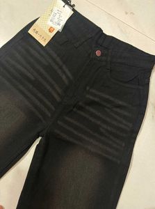 New Black Wide Leg Jeans