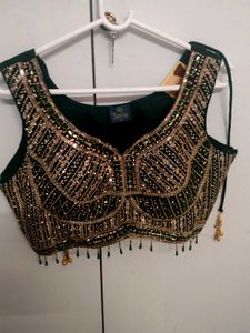 ✨ Elegant Dark Green Designer Lehenga Set ✨