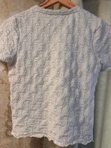 🛍️🛍️Ruffled Designer White Top, Bust- 32/34