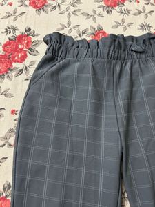 Stylish formal Checkered grey Pants