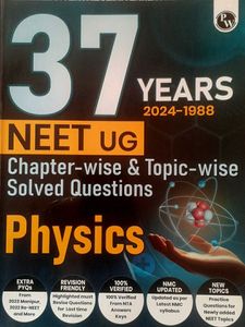 37 Years NEET UG Physics Solved Questions