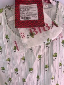 White Floral Print Kurti