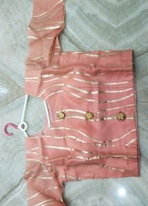 Readymade Lehnga With Choli &amp; Net Shrug