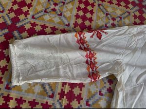 Bohemian Embroidered Peasant Top