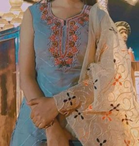 Beautiful Embroidered  wedding wear dress