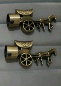 curtain holders 2 pair set with  holder stand