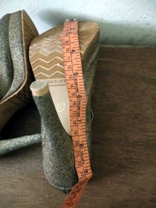 Sparkly T-Strap High Heels