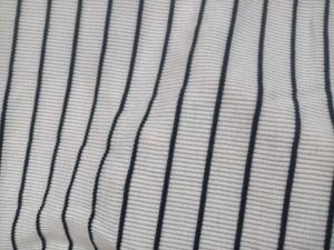 Striped Ribbed Cropped Top