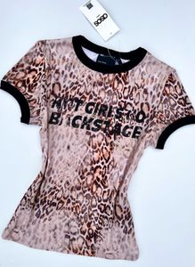 ASOS Leopard Print Graphic Tee