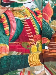 Men's Tropical Print Short Sleeve Shirt