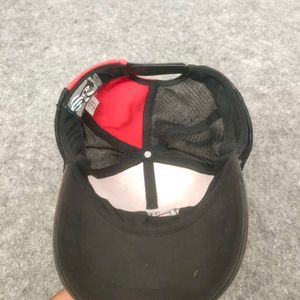 Salomon Red &amp; Black Graphic Trucker Cap