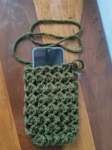 Handmade Crochet Phone Pouch