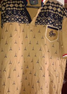 Stylish Men's Printed Polo Shirt
