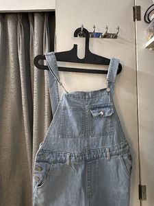 Light Wash Denim Overalls