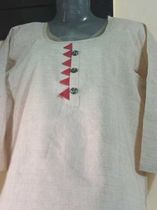 Elegant Beige Kurti