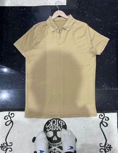 Men's Tan Polo Shirt