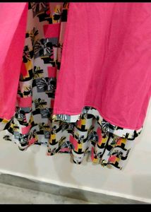 Layered High Low Anarkali Kurta