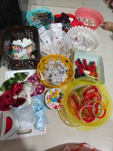 Assorted Hair Accessories & Jewelry Lot