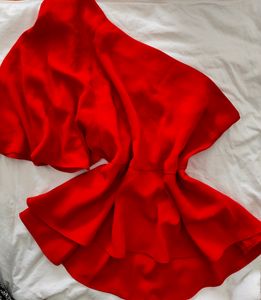 Very beautiful One shoulder Red top, Brand Wardrob