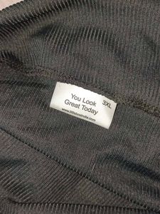 Chic Ruched Black Top