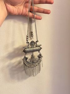 Oxidised Silver Neckpiece