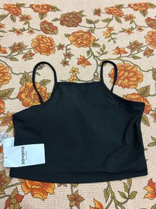 Black Crop Top(BRAND NEW&UNUSED)