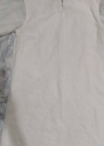 Elegant Off-White Embroidered Blouse
