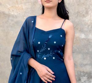Alani’s Brand New Hand Embroidered Dress with Dupp