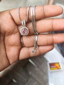 American Diomond Chain And Pendent