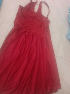 Elegant Red Nightdress