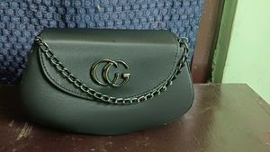 Chic Black Clutch with Chain Strap