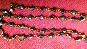 Boho Beaded Anklet with Bells