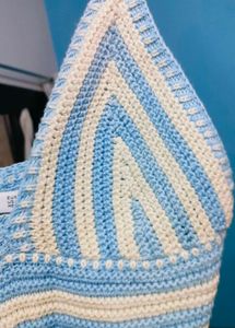 Crochet Striped Crop Top