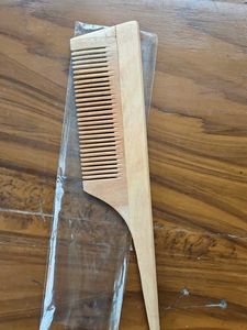 Unused Wooden Hair Comb