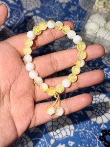 yellow Charming Beaded Bracelet