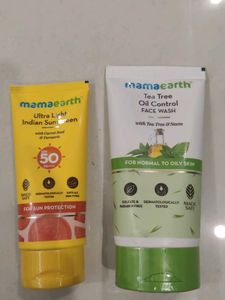 Mamaearth Sunscreen & Face Wash Combo