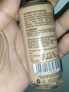 Blue Heaven Hyper Matte Foundation