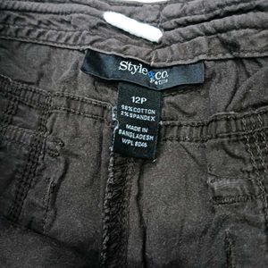 Stylish Cargo 👗Capri Pants